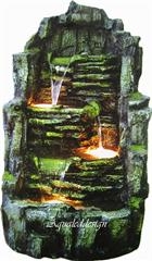 FONTANA A CASCATA CON 3 LED DISPOSTI IN 3 LIVELLI